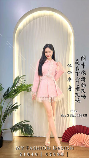 爆款新品🔥高品质气质款小香套装 上衣 ➕ 裤裙 RM139 Only🌸（2-M3）