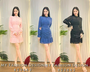 爆款新品🔥高品质气质款雪纺连体裙 RM99 Only🌸(2-N3)