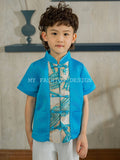 ⚠️预购⚠️🍊MFD独家亲子系列🍊高品质男童提花拼接唐装上衣 RM129 Only🔥