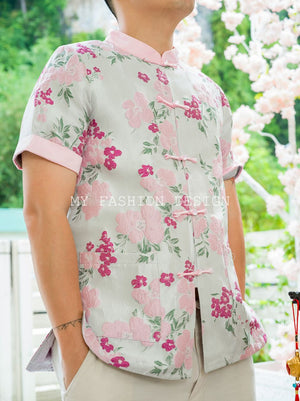 🏮MFD独家亲子系列🏮高品質提花款男款唐装上衣 RM129 Only🍊 （1-F1）