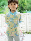 🏮MFD独家亲子系列🏮高品質提花款男童唐装上衣 RM129 Only🍊 （2-W2）