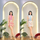 ⚠️预定款⚠️🔥独家爆款🔥高品质气质提花款旗袍套装 上衣 ➕ 裤裙 RM129 Only🌸 （原价 RM149 ）