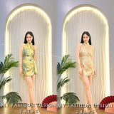 ⚠️预定款⚠️🔥独家爆款🔥高品质cut in款提花旗袍套装 上衣 ➕ 裤裙 RM149 Only🌸