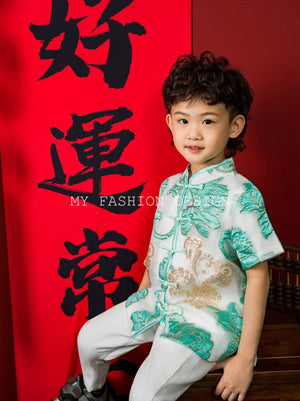 🏮MFD独家亲子系列🏮高品质中式男童唐装上衣 RM129 Only🍃（1-G2）