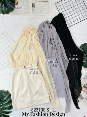 新品抢先上架🔥高品质斜肩连体裙 RM89 Only🌸 （原价 RM108 ）(1-J3)