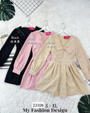 🔥新品抢先上架🔥高品质西装收腰连体裙 RM79 Only🌸 （原价 RM99）