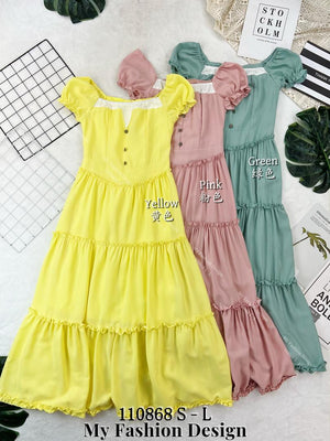 新品抢先上架🔥 高品质气质款连体长裙 RM89 Only🌸 （原价 RM109 ）