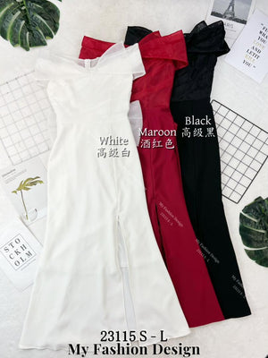 🔥新品抢先上架🔥高品质修身连体长裙 RM95 Only🌸 （原价 RM119 ）(1-J3)