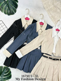 🔥新品抢先上架🔥高品质气质西装套装 上衣 ➕ 裤裙 RM105 Only🌸 （原价 RM119 ）(1-J3)