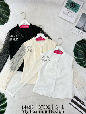 爆款新品🔥高品质气质款蕾丝长袖上衣 RM55 Only🌸 （原价 RM69 ）(1-E3)