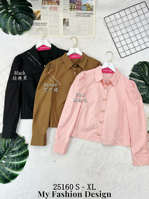 新品抢先上架🔥高品质气质款长袖衬衫 RM49 Only🌸 （原价 RM69 ）(1-E3)