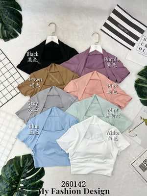 🔥新品抢先上架🔥高品质瑜伽面料短版上衣 RM39 Only🌸 （原价 RM45 ）