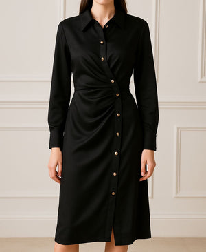 新品抢先上架🔥 高品质修身缎面连体裙 RM79 Only🌸 (原价 RM99）