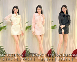 🔥爆款新品🔥高品质气质名媛小香套装 上衣 ➕ 裤裙 RM115 Only🌸（2-W3）