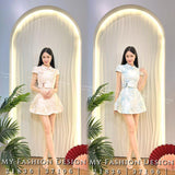 🔥爆款新品🔥高品质气质提花款旗袍套装 上衣 ➕ 裤裙 RM109 Only🌸（2-W3）