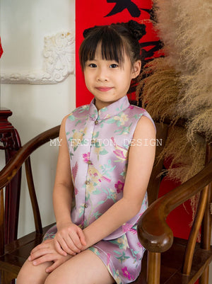 🍊MFD独家亲子款🍊高品质女童款新中式套装 上衣 ➕ 裤裙 RM119 Only🔥（1-F1）