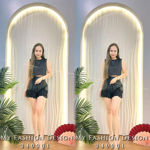 🔥MFD独家爆款🔥高品质高腰钩花拼接短裤 RM59.90 Only🌸 （原价 RM69 ）（1-H3）