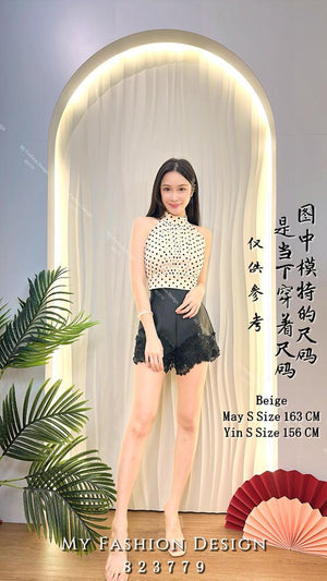 🔥爆款新品🔥高品质cut in款波点时装上衣 RM65 Only🌸（1-H3）