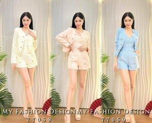 🔥爆款新品🔥高品质气质小香风三件套 套装 RM145 Only🌸（1-L4）