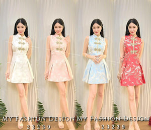 🔥爆款新品🔥高品质气质款旗袍连体裙 RM105 Only🌸（1-L2）