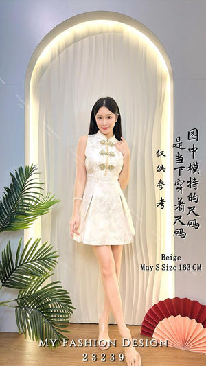 🔥爆款新品🔥高品质气质款旗袍连体裙 RM105 Only🌸（1-L2）