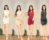 🔥爆款新品🔥高品质cut in款缎面连体裙 RM89 Only🌸（1-J2）