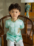 🍃MFD独家亲子系列🍃高品质男童提花唐装上衣 RM109 Only☁️（2-O4）