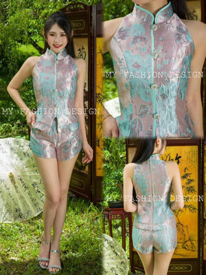 🔥MFD独家爆款🔥高品质cut in款提花套装 上衣 ➕ 短裤 RM139 Only🌸（2-N4）