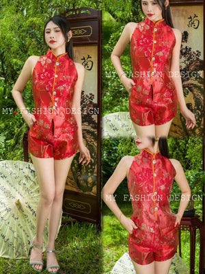 🔥MFD独家爆款🔥高品质cut in款提花套装 上衣 ➕ 短裤 RM139 Only🌸（2-N4）