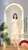 🔥MFD独家爆款🔥高品质气质雪纺花花连体裙 RM69 Only🌸 （原价 RM89 ）（2-Q4）