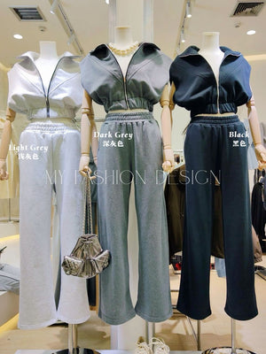 （现货）高品质气质款休闲套装 上衣➕长裤 RM89.90 Only🌸 （1-A3）