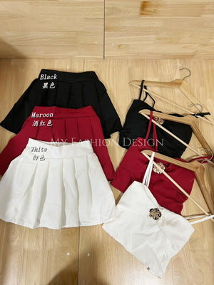 【泰国🇹🇭代购】高品质气质吊带套装 上衣 ➕ 裤裙 RM45 Only🌷