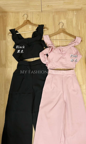 【泰国🇹🇭代购】高品质气质款套装 上衣 ➕ 长裤 RM49 Only🌷