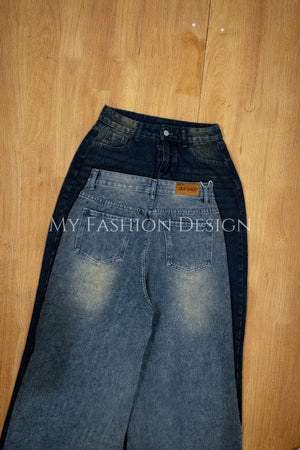 🇹🇭泰国代购 高品质高腰牛仔阔脚长裤 RM59 Only🌸