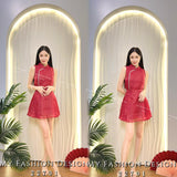 🔥爆款新品🔥高品质气质旗袍款套装 上衣 ➕ 裤裙 RM119 Only🌸（1-O4）