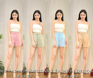 🔥MFD独家爆款🔥 高品质气质休闲高腰短裤 RM39 Only （原价 RM59）