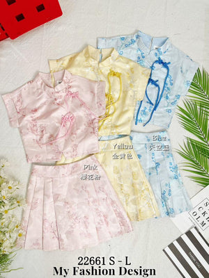 #️⃣🔥爆款新品🔥高品质气质款提花旗袍套装 上衣 ➕ 裤裙 RM129 Only🌸