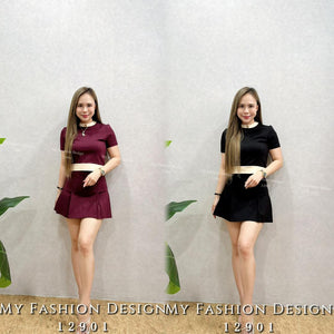 #️⃣🔥爆款新品🔥高品质休闲罗马套装 上衣 ➕ 裤裙 RM109 Only🌸