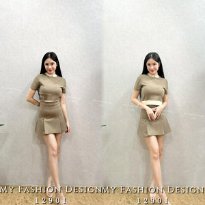 #️⃣🔥爆款新品🔥高品质休闲罗马套装 上衣 ➕ 裤裙 RM109 Only🌸