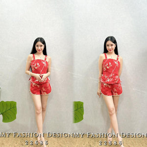 #️⃣🔥爆款新品🔥高品质绒毛提花套装 上衣 ➕ 短裤 RM119 Only🌸