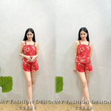 #️⃣🔥爆款新品🔥高品质绒毛提花套装 上衣 ➕ 短裤 RM119 Only🌸