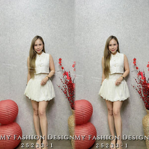 #️⃣🔥爆款新品🔥高品质气质小香亮片款套装 上衣 ➕ 裤裙 RM109 Only🌸