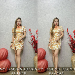 #️⃣🔥爆款新品🔥高品质气质款提花旗袍套装 上衣 ➕ 裤裙 RM129 Only🌸