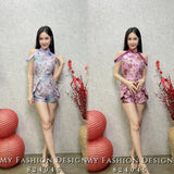 #️⃣🔥爆款新品🔥高品质气质提花款新中式套装 上衣 ➕ 短裤 RM133 Only🌸