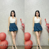 🔥爆款新品🔥高品质高腰牛仔花苞裤裙 RM69 Only🌸