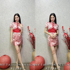 #️⃣🔥爆款新品🔥高品质气质旗袍款套装 上衣 ➕ 裤裙 RM109 Only🌸