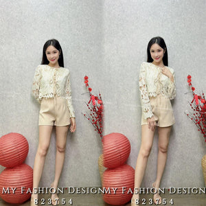 🔥爆款新品🔥高品质钩花套装 上衣 ➕ 短裤 RM113 Only🌸