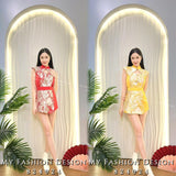 🔥爆款新品🔥高品质提花款旗袍套装 上衣 ➕ 裤裙 RM129 Only🌸（1-P4）