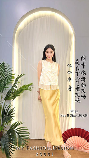 🔥爆款新品🔥高品质新中式款旗袍套装 上衣 ➕ 裙子 RM129 Only🌸（补现货）