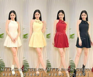 🔥爆款新品🔥高品质cut in款收腰连体裤裙 RM89 Only🌸(1-R3)